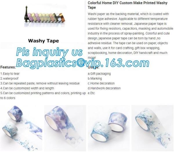 Washi Paper Masking Tape for Car Painting and Decorative,washi tape,assorted design washi tape decorative school station