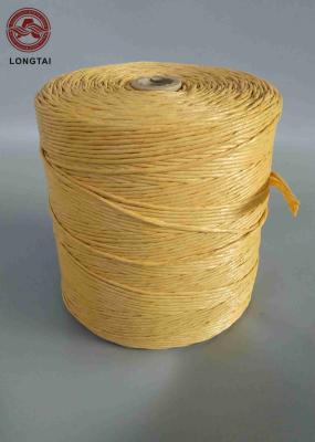 Yellow Color PP Cable Filler Material Yarn Per Meter 33-36 Twisted Environmentally Friendly