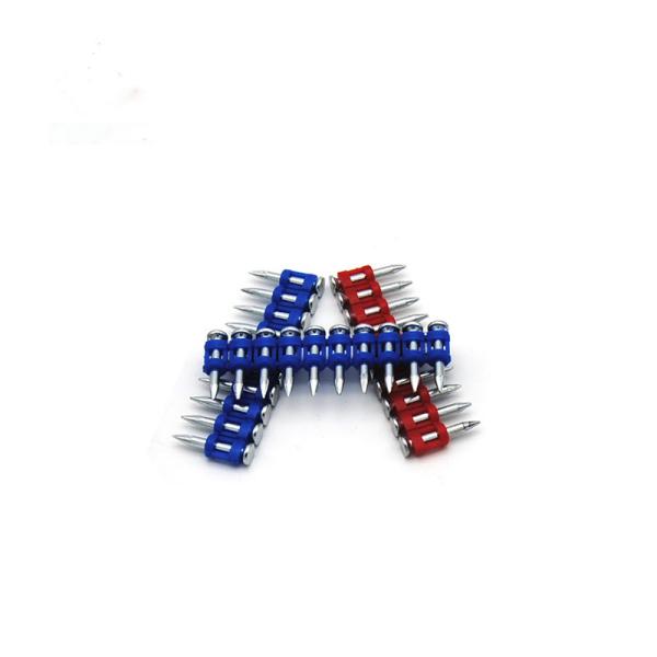 3.0mm*27mm Smooth Shank Mechanical Galvanized Concrete Coated Nails Plastic