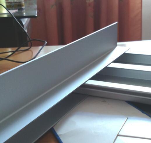 Construction Extrusions Waterproof Aluminum Decking , Aluminium Skirting Profiles