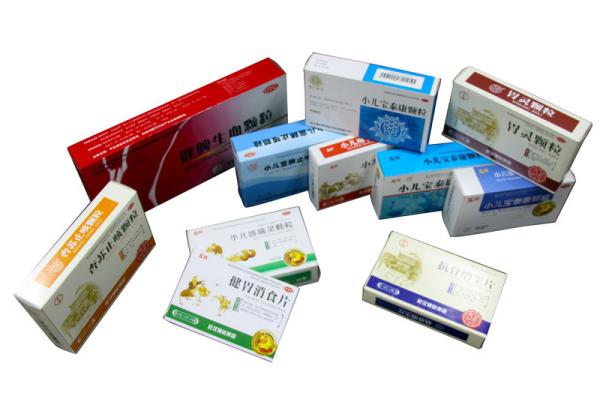 Eco-Friendly Folded card storage boxes For Medicine packaging personized logo custom shape
