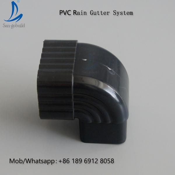 Good Price High Quality No Fading Nigeria, Ghana, Kenya PVC Rain Gutter / PVC Roof Gutter Philippines