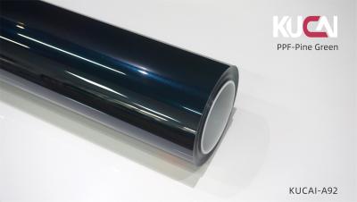 Tear Resistant Pine Green TPU Color Film , PPF Car Paint Protection Film