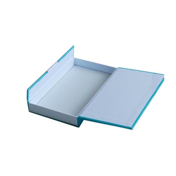 SGS ROHS Pantone Book Shaped Gift Box With Magnetic Closure PMS Printing