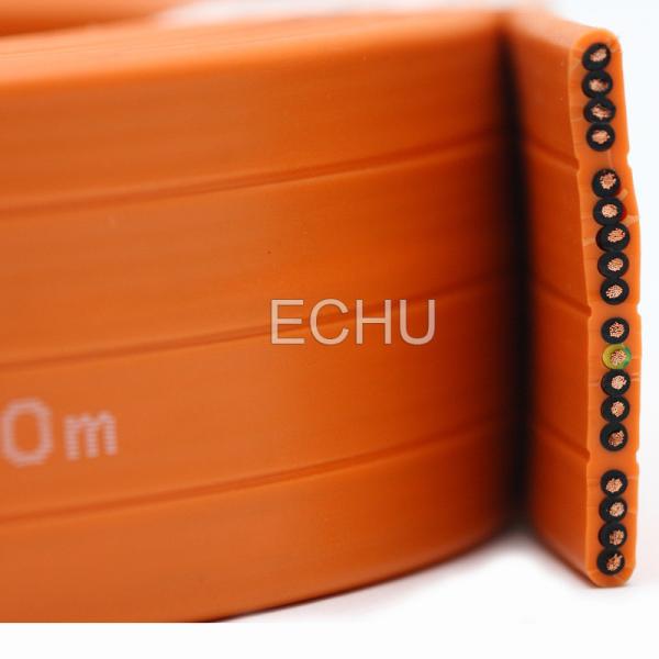 Travel Cable for Elevator, ECHU Elevator Cable, 24Core Traveling Cable, ECHU Flat Cable