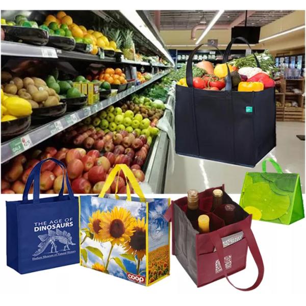 Custom Logo Printing 80gsm 100gsm Non-Woven Bag Shopping Bag Promotion Tote bag