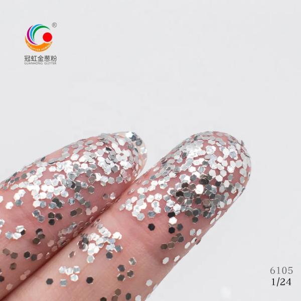 Injection Holo Glitter Lip Gloss Super Flash Holographic Silver Loose PS AS ABS PE PP PC