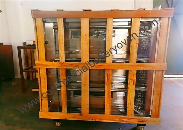 Ceramic Heating Bakery Deck Oven Three Deck Six Trays 0-300 Degree For Cake