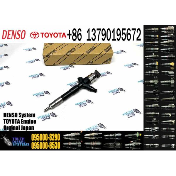 Fuel Injector 095000-8290 23670-09330 23670-0L050 for Toyota 1KD FTV 1 Piece Diesel Fuel Injection System 3 Months OEM Quality