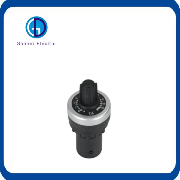Customized 100k Ohm Potentiometer La42dwq-22 Three Phase Four Wire With Knob