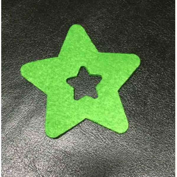 Star Shape Funny Christmas Decorations PP Material For Festival Wall Decor