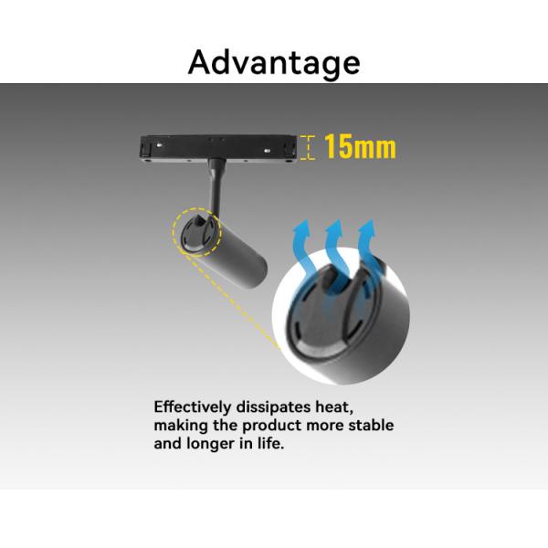 24VDC Centralized Magnetic Track Light 10W 2700-6500K Low Voltage Track Light Magnetic