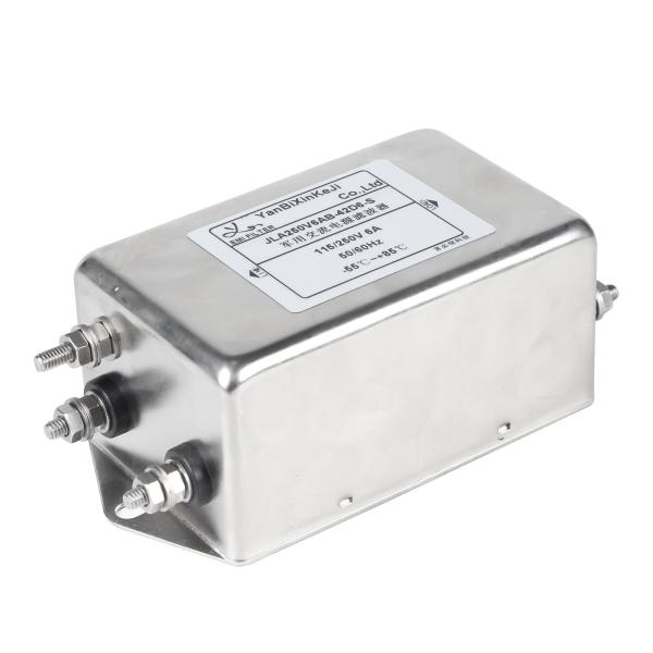 Винт шумового фильтра M4 RFI фильтра EMI одиночной фазы вывел наружу фильтр линии электропередач 250V