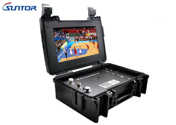 Mini 11.6 Inch 1 Channel COFDM Receiver Wireless Video Transmitter With Large LCD Display