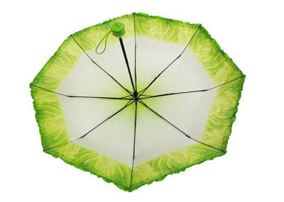 21 Automatic Travel Umbrella Cabbage Design Durable 3 Foldable Umbrella