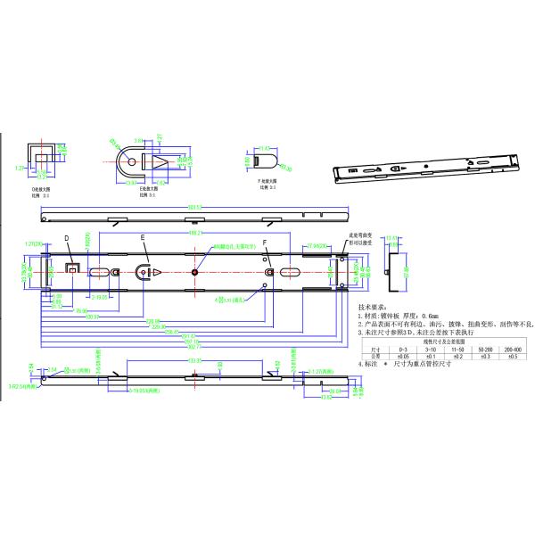 Stainless steel aluminum precision sheet metal processing hardware stamping components