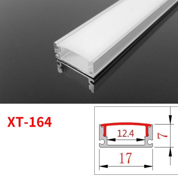 Hardware Aluminum Lamp Groove Silver Strong Corrosion Resistance