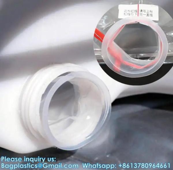 Transparent Aseptic IBC Tank Plastic Liner Bag For Liquid Packaging Plastic Liquid Ton Bag In IBC 1000L