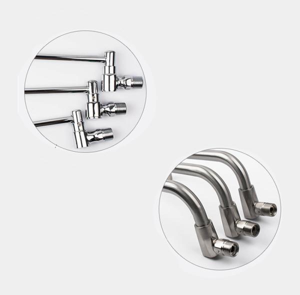 Household Sanitary Waterfall Brushed Aluminum Faucets For Kitchen Sink
