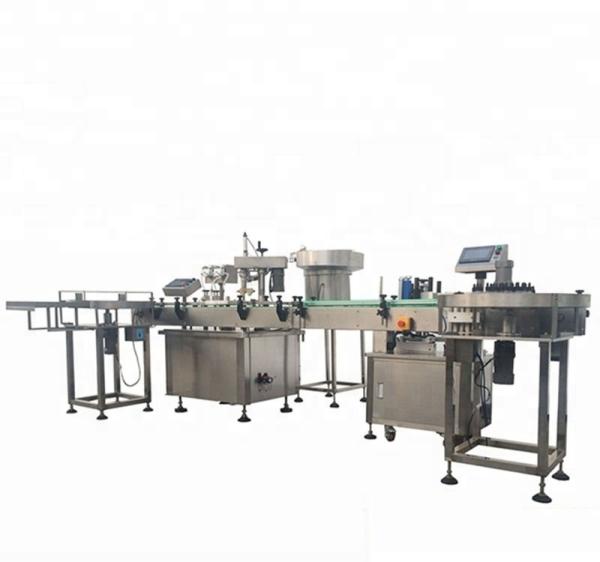 High Capacity Automatic Bottle Filling And Capping Machine With 4 Filing Nozzles