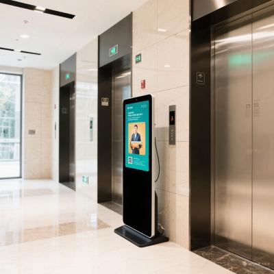 Qunmao 32 43 55 pouces Moniteur Android Lcd Lecteur publicitaire Banque Digital Signage Totem