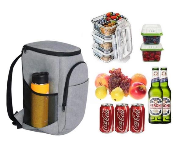 Large Insulated Backpack Cooler Bag For Travel / Outdoor Activities