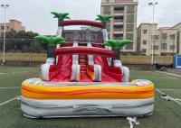 Le PVC barre de doubles jeux de parc aquatique de ruelle glissent avec la piscine