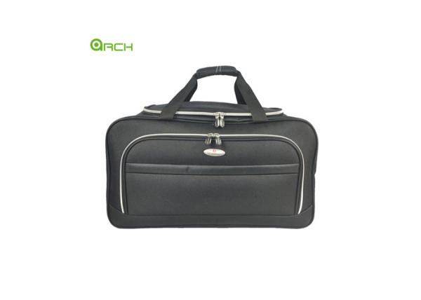 Spacious Duffle Bag with One Front Pocket and Material Handle
