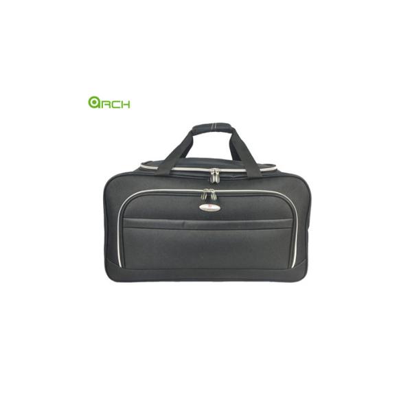 Spacious Duffle Bag with One Front Pocket and Material Handle