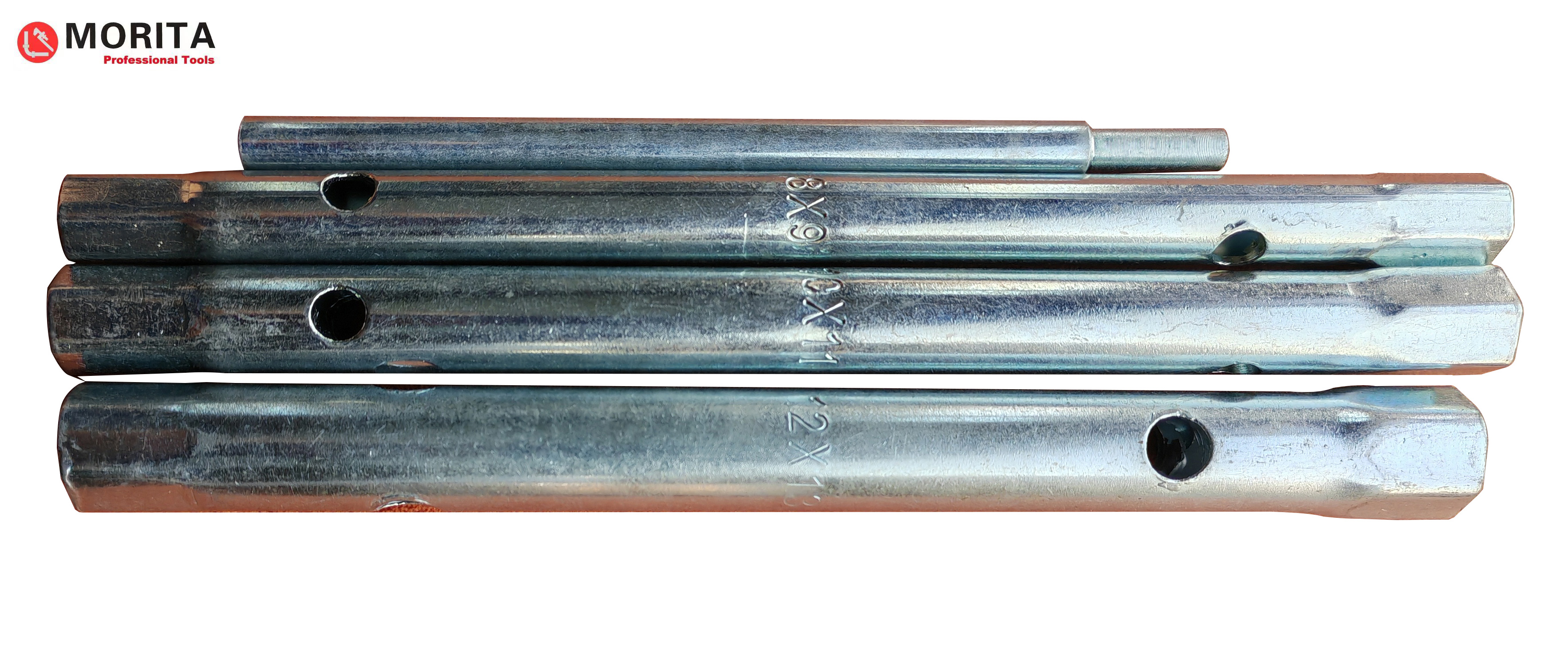 Monobloc гаечный ключ установил 8-13mm Цинк-покрытую сталь 8/9mm, 10/11mm, двойник 12/13mm законченный с шагнутой Адвокатурой Томми