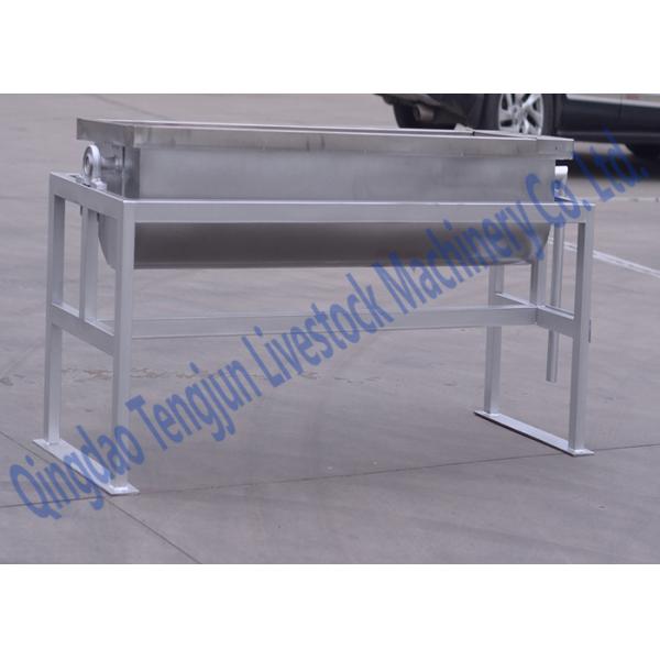 High Capacity Stainless Steel Water Trough With Turnover Drainage