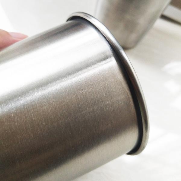 Stackable 17 Oz Metal Stainless Steel Drinking Cups For Travel Camping