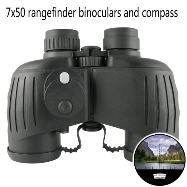 blue 7x50 waterproof binoculars and compass 7x50 rangefinder  marine waterproof binoculars