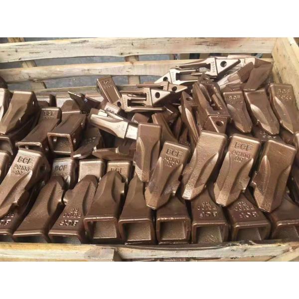 2.5cm de altura de aleación de acero excavadora dientes de cubo rígido dientes de cubo forjado