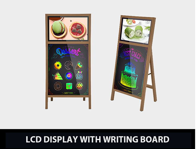 Дисплей Signage LCD цифров портативной машинки андроида 7,1 с доской сочинительства