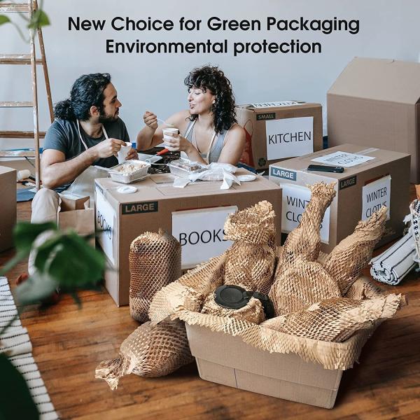 Black Craft Brown Paper Roll Honey Comb Paper Roll Honeycomb Packing Brown Paper Crafts for Gift Wrapping PaperRoll