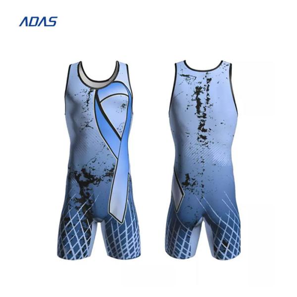 Justaucorps de lutte moulant en spandex OEM, sublimation pour unisexe, jeunes, combinaisons BJJ