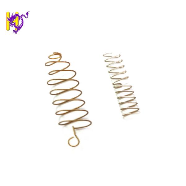 HEZHI Customized Music Wire Torsion Coil Springs With Nickel Plating