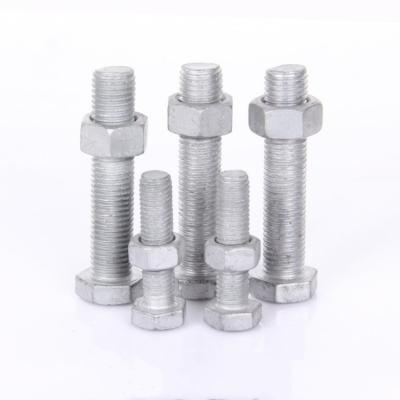 Bolsas e porcas hexadecimais HDG de alta resistência para construção pesada comprimento 20mm-300m