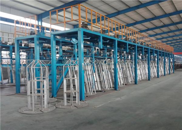 Zinc / Aluminium Alloy Hot Dip Wire Galvanizing Line Save Energy For Steel Wire Line