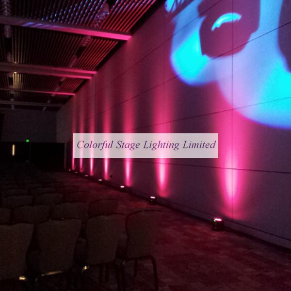 12x10W RGBW 4 in 1 Color Flat Stage Lighting