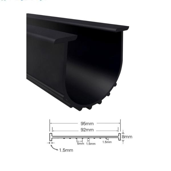 Sellado de puerta de garaje Bajo el tiempo Sellado de goma de desmontaje Perfecto para aplicaciones domésticas