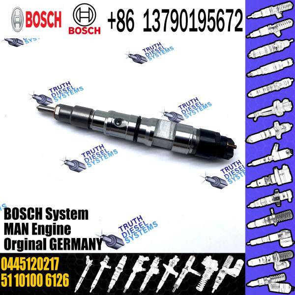 Bocal comum 0445120217 do injetor do trilho do CR do inyector do combustível diesel para o caminhão TGA 51101006064 do motor do HOMEM de Bosch