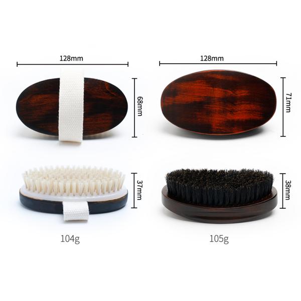 El mango de madera 100% de jabalí cepillo de barba el complemento perfecto para su rutina de aseo