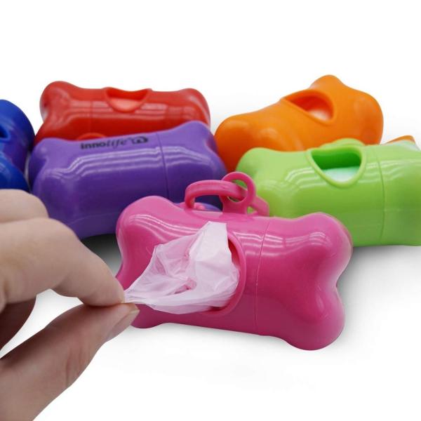 Poop Bag Recycled 9x13 doggie waste bags  pet poop bag dispenser