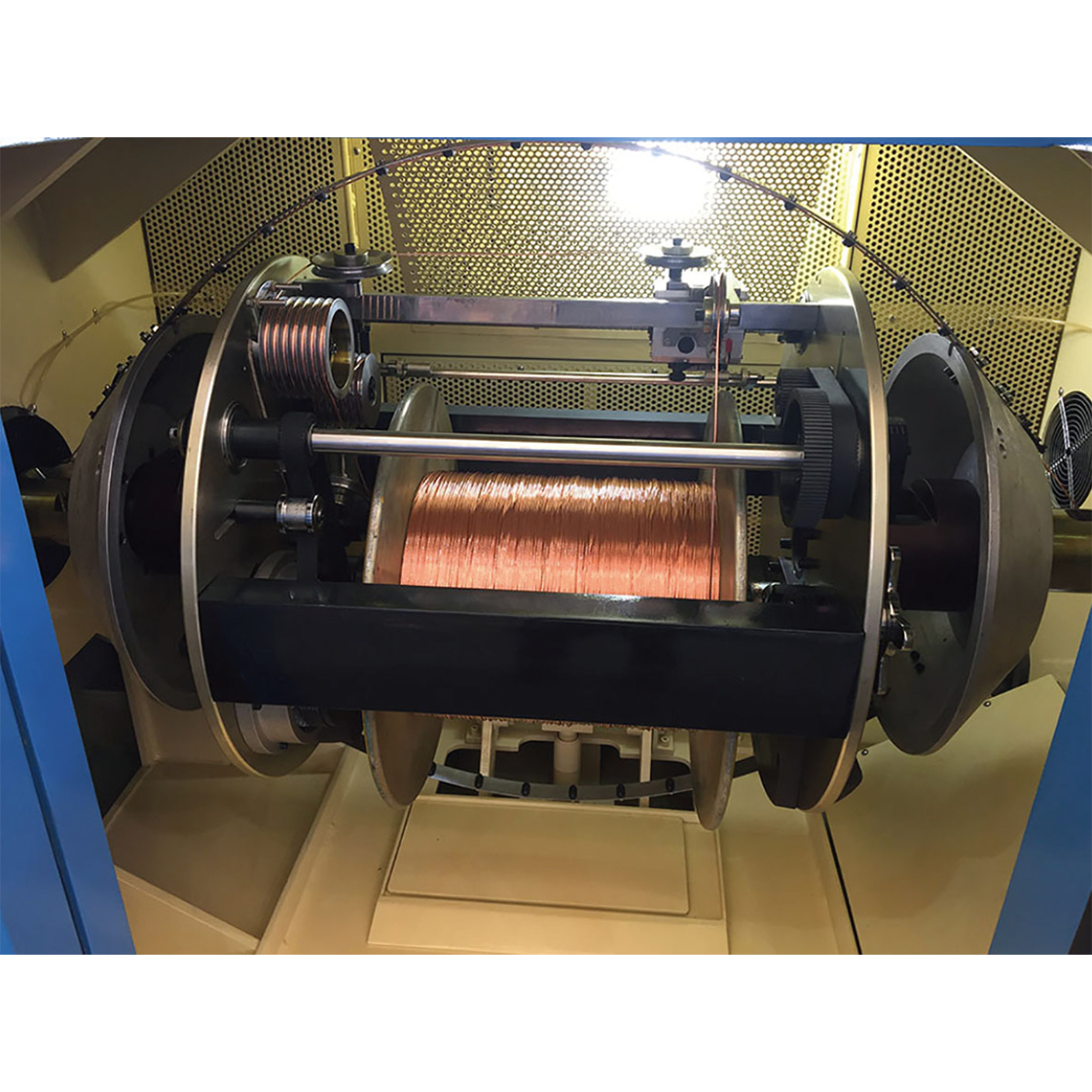 Adjustable Traversing Width Double Twist Bunching Machine High Speed Lay Length Custom Wire Stranding