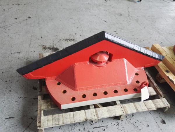 TBM Machine Parts Central Scraper Heat Treatmen Apply In Geological Conditions