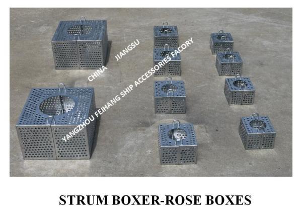 Galvanized Steel Filter Rose Box For Bilge Line FH-100A JIS F7206 Mesh-10mm
