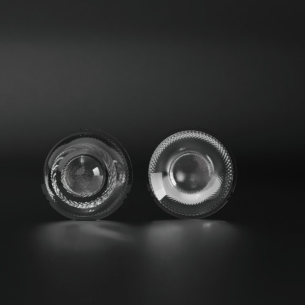 High Performance 93% Efficiency PMMA TIR LED Lens Compatible with Bridgelux COB