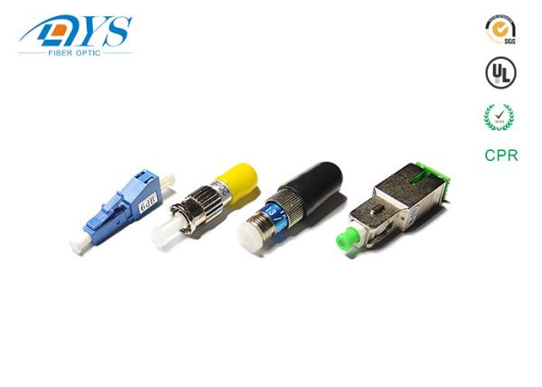 Plug type 1dB 3dB 5dB 10dB 20dB 25dB LC Fiber Optic attenuator fixed type optical attenuator Simplex Singlemode